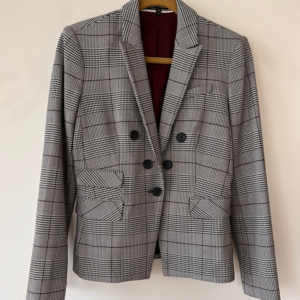 Express plaid blazer size 4